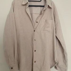 Corduroy shacket NWOT